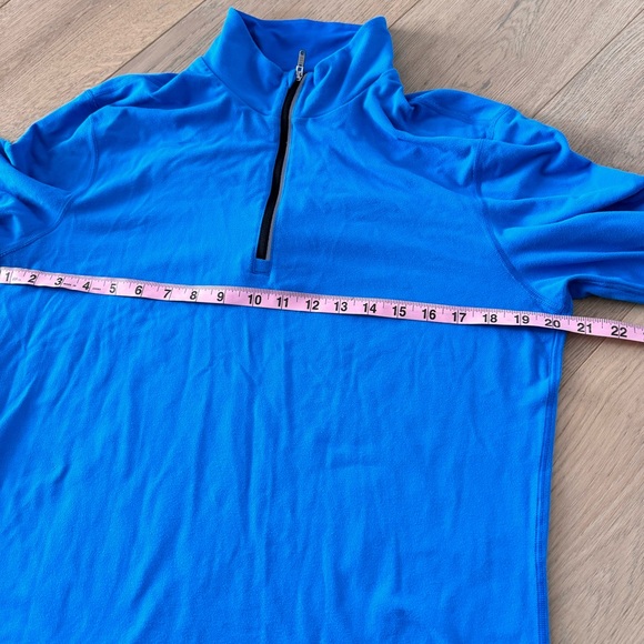 Lululemon Men Speed 1/2 Zip Blue, size S/M - Picture 7 of 7